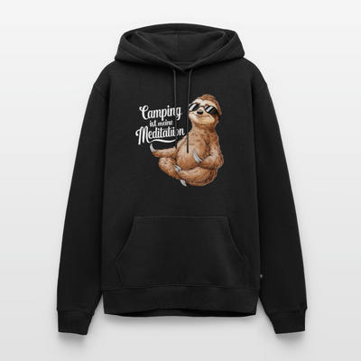 Camping ist Meditation - Herren Camping Hoodie - Schwarz