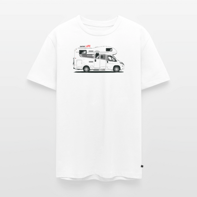 Wohnmobil Camping Life - Herren Camping T-Shirt - Weiß