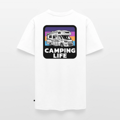 Camping Life - Herren Camping T-Shirt - Weiß
