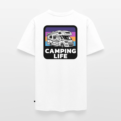 Camping Life - Herren Camping T-Shirt - Weiß