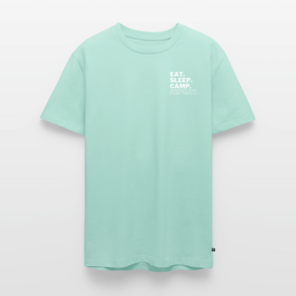 Vanlife mit Hund - Herren Camping T-Shirt - Mint 