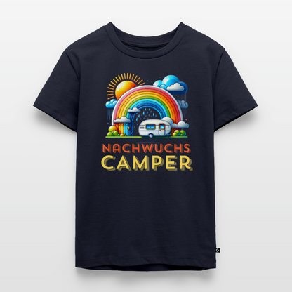 Nachwuchs Camper - Kinder Camping T-Shirt - Navy