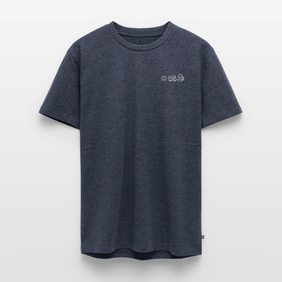 Sonne Wohnmobil Bier - Herren Camping T-Shirt - Jeansblau 