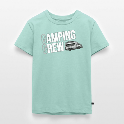 Vanlife Camping Crew - Kinder Camping T-Shirt - Mint 