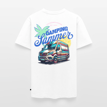 Camping Summer - Herren Camping T-Shirt - Weiß