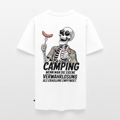 Camping Verwahrlosung - Herren Camping T-Shirt - Weiß