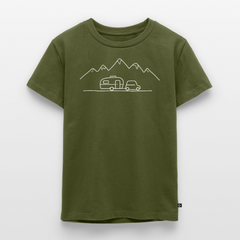 Keep it Simple - Kinder Camping T-Shirt - Khaki