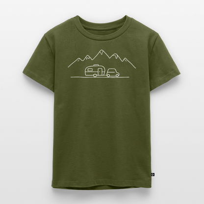 Keep it Simple - Kinder Camping T-Shirt - Khaki