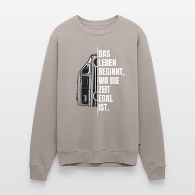 Camping ist Zeitlos - Herren Camping Sweatshirt - Vanlife - Taupe
