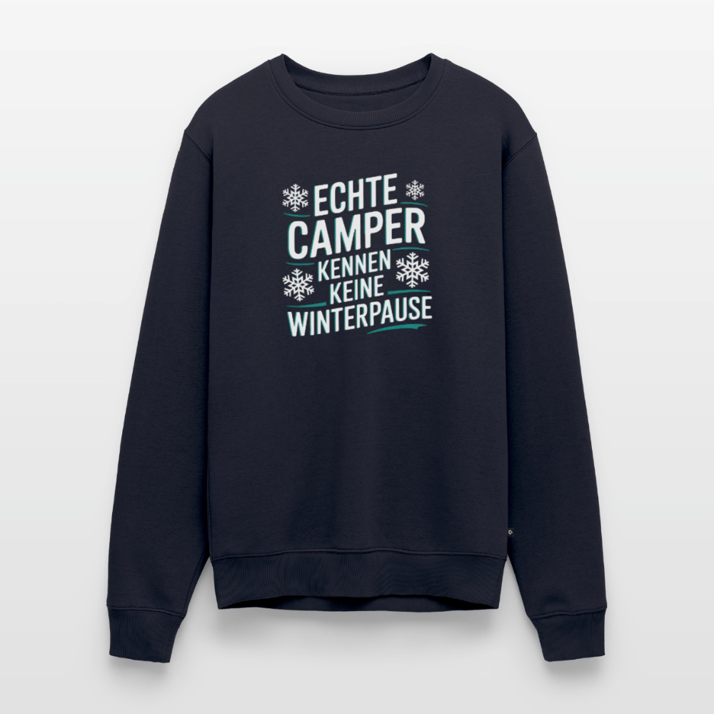 Camper ohne Winterpause - Herren Camping Sweatshirt - Navy