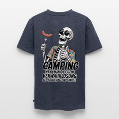 Camping Verwahrlosung - Herren Camping T-Shirt - Jeansblau 