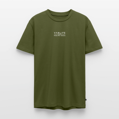 Vanlife statt Midlife Crisis - Herren Camping T-Shirt - Khaki