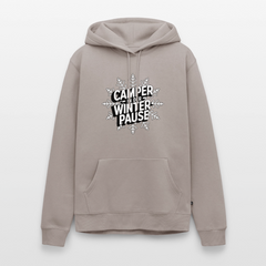 Camper in Winterpause - Herren Camping Hoodie - Taupe
