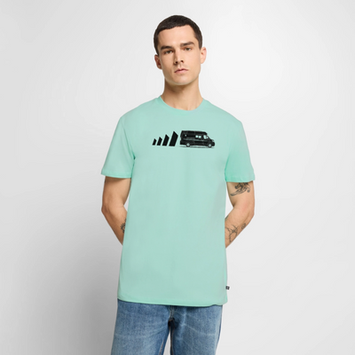 Vanlife Shapes - Herren Camping T-Shirt - Mint 