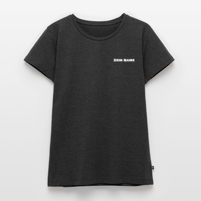 Wohnmobil Camping Crew - Damen Camping T-Shirt - Anthrazit meliert