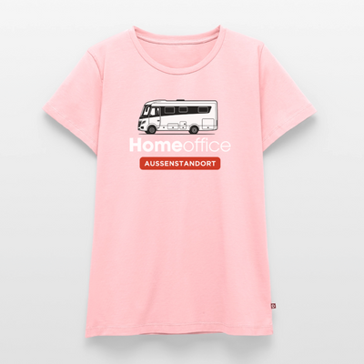 Vollintegriert Homeoffice - Damen Camping T-Shirt - Rosa