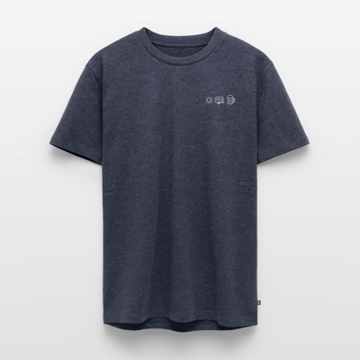 Sonne Wohnwagen Bier - Herren Camping T-Shirt - Jeansblau 