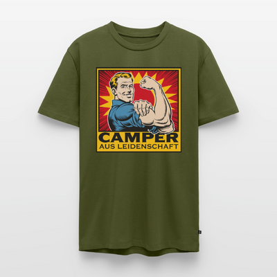 Starke Camper- Herren Camping T-Shirt - Khaki