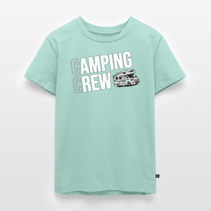 Wohnmobil Camping Crew - Kinder Camping T-Shirt - Mint 