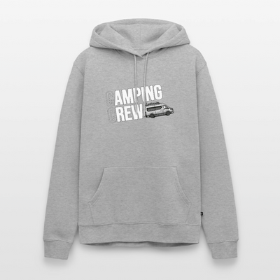 Vanlife Camping Crew - Herren Camping Hoodie - Grau meliert