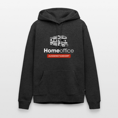 Wohnmobil Homeoffice - Herren Camping Hoodie - Anthrazit meliert