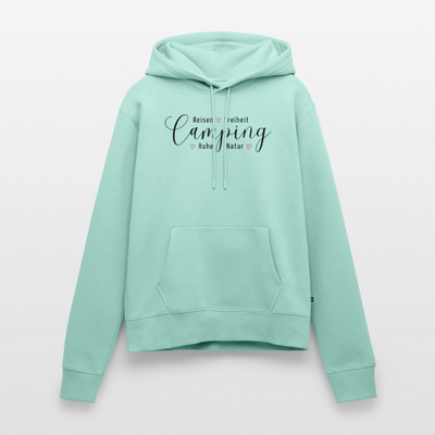 SPOD - Camping Werte - Damen Camping Hoodie - Mint 