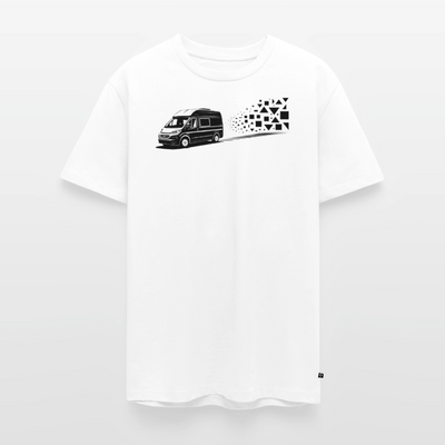 Vanlife Motion - Herren Camping T-Shirt - Weiß