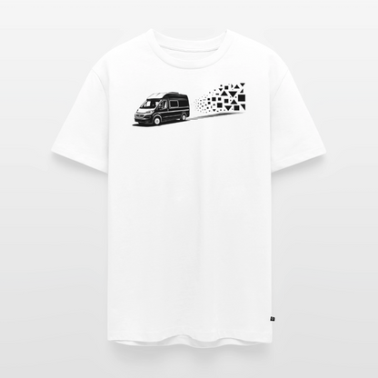 Vanlife Motion - Herren Camping T-Shirt - Weiß
