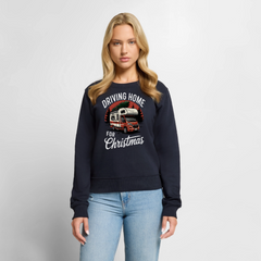 Driving Home - Damen Camping Sweatshirt - Navy
