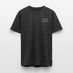 Definition von Glück - Herren Camping T-Shirt - Wohnwagen - Anthrazit meliert