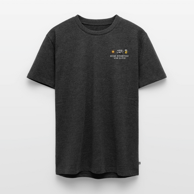 Definition von Glück - Herren Camping T-Shirt - Wohnwagen - Anthrazit meliert