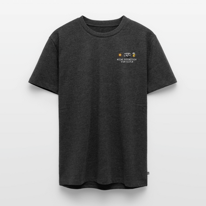 Definition von Glück - Herren Camping T-Shirt - Wohnwagen - Anthrazit meliert