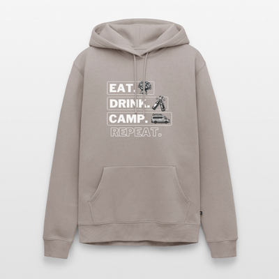 Eat Drink Camp - Herren Camping Hoodie - Vanlife - Taupe