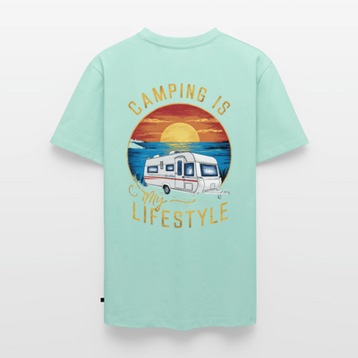 Camping my Lifestyle - Herren Camping T-Shirt - Mint 