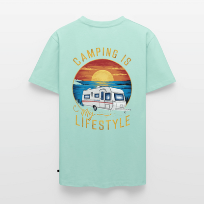 Camping my Lifestyle - Herren Camping T-Shirt - Mint 