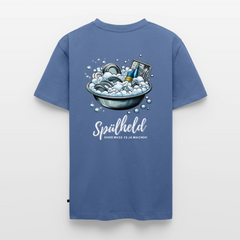 Camping Spülheld - Herren Camping T-Shirt - Taubenblau