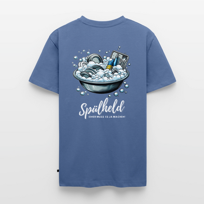 Camping Spülheld - Herren Camping T-Shirt - Taubenblau