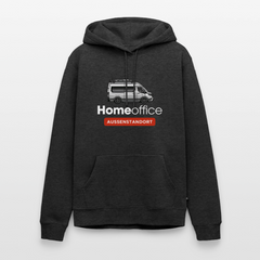 Vanlife Homeoffice - Herren Camping Hoodie - Anthrazit meliert