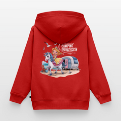 Camping Prinzessin - Kinder Camping Hoodie - Rot