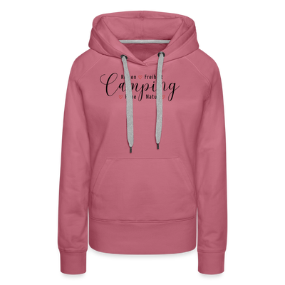 SPOD - Camping Werte - Damen Camping Hoodie - Malve