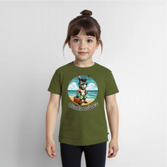 Bademeister - Kinder Camping T-Shirt - Khaki