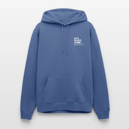 Eat Drink Camp - Herren Camping Hoodie - Taubenblau