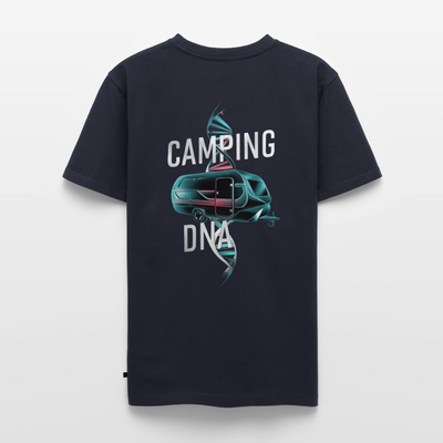 Wohnwagen Camping DNA - Herren Camping T-Shirt - Navy