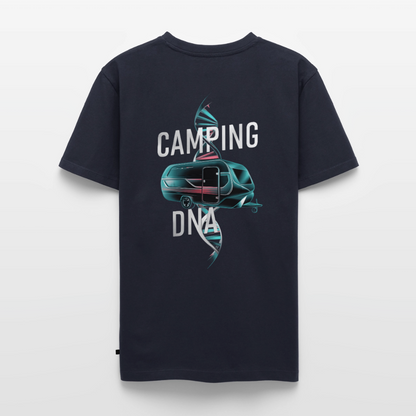Wohnwagen Camping DNA - Herren Camping T-Shirt - Navy