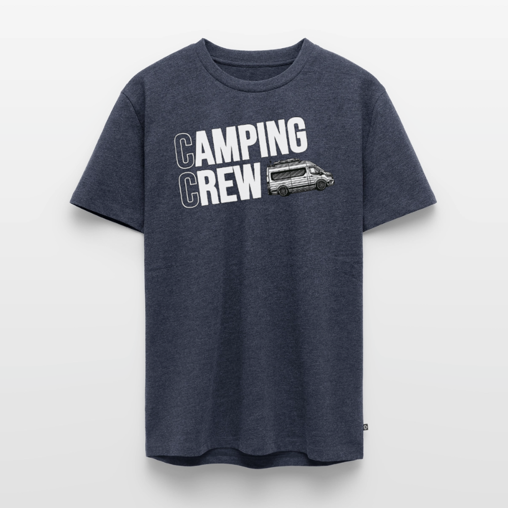 Vanlife Camping Crew - Herren Camping T-Shirt - Jeansblau 