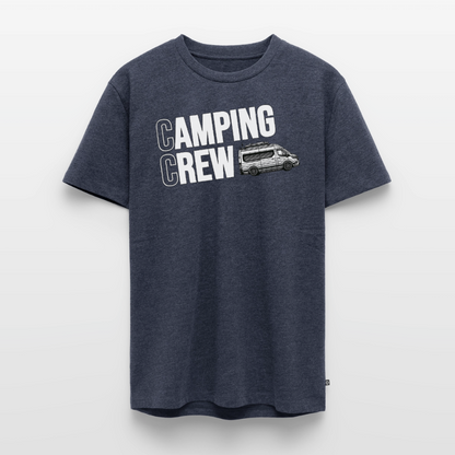 Vanlife Camping Crew - Herren Camping T-Shirt - Jeansblau 