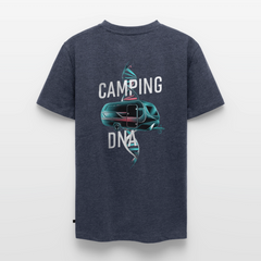 Wohnwagen Camping DNA - Herren Camping T-Shirt - Jeansblau 