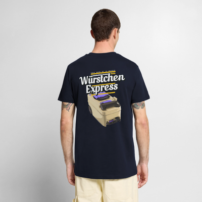 Würstchen Express - Herren Camping T-Shirt - Navy