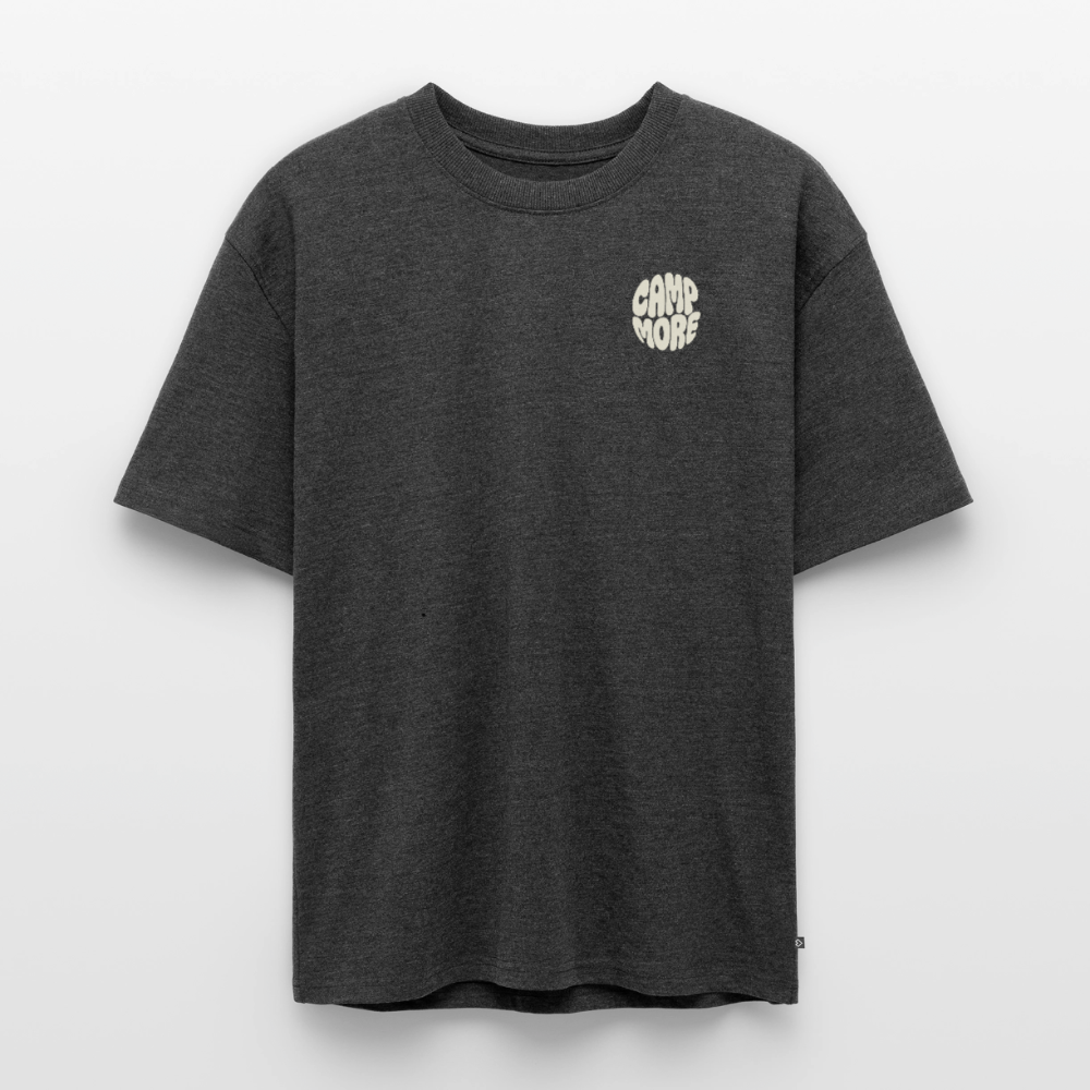 Camp More - Oversized Unisex T-Shirt - Anthrazit meliert