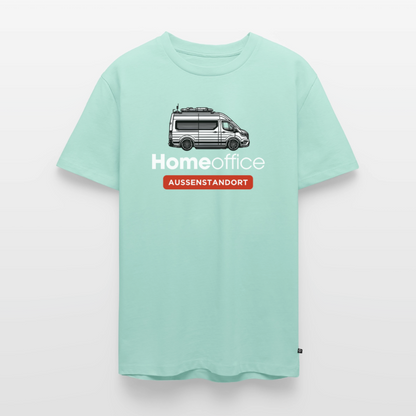 Vanlife Homeoffice - Herren Camping T-Shirt - Mint 
